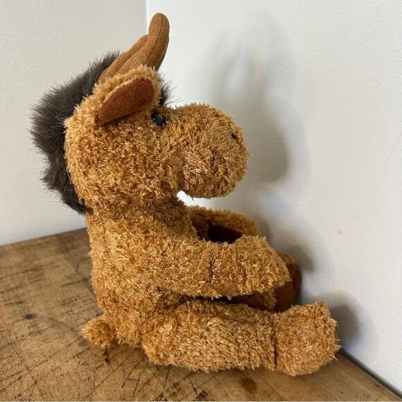 Curly Critters Monty the Moose 11" Stuffed Animal Plush Toy Great Used Condition - Picture 10 of 10